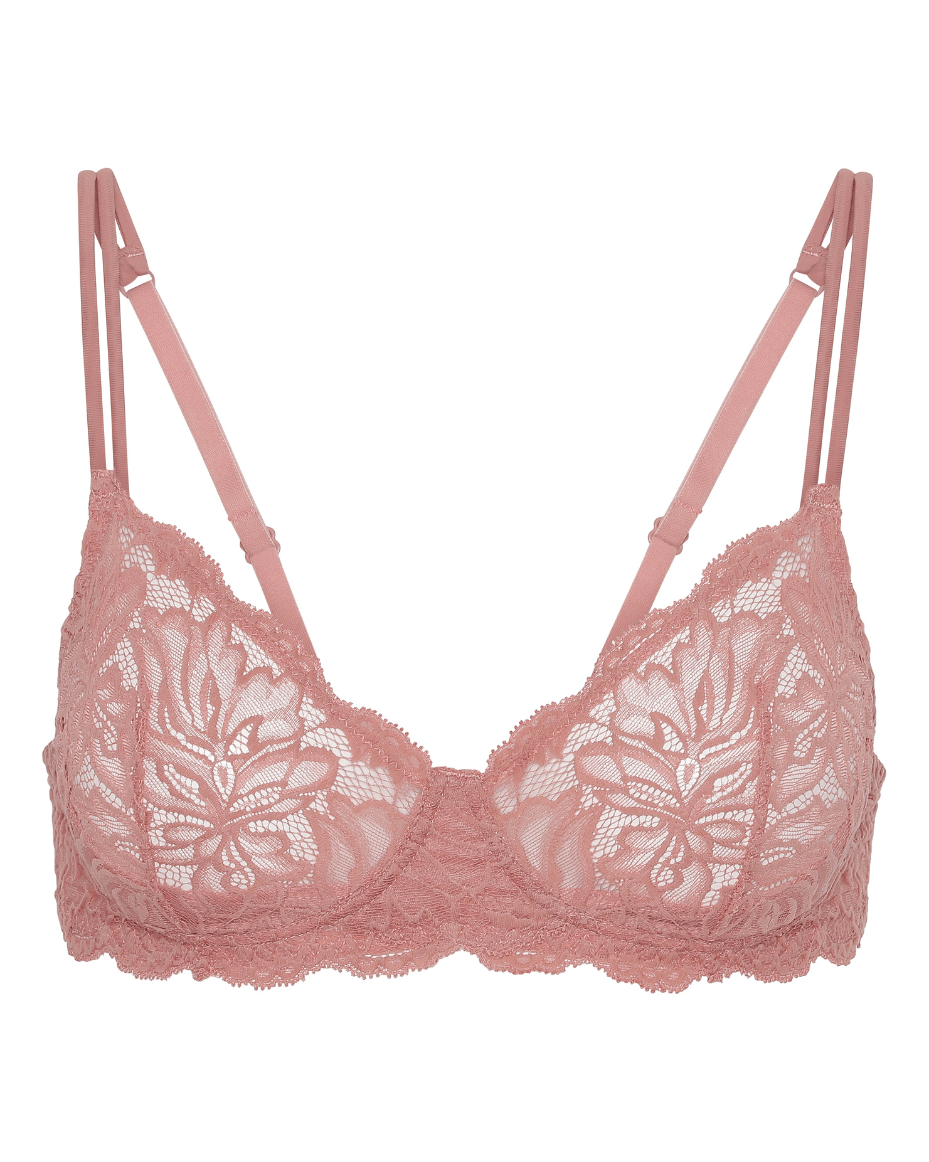 Dear Denier Mangnolia Soft Wire Free Lace Bra - Luxe Leopard