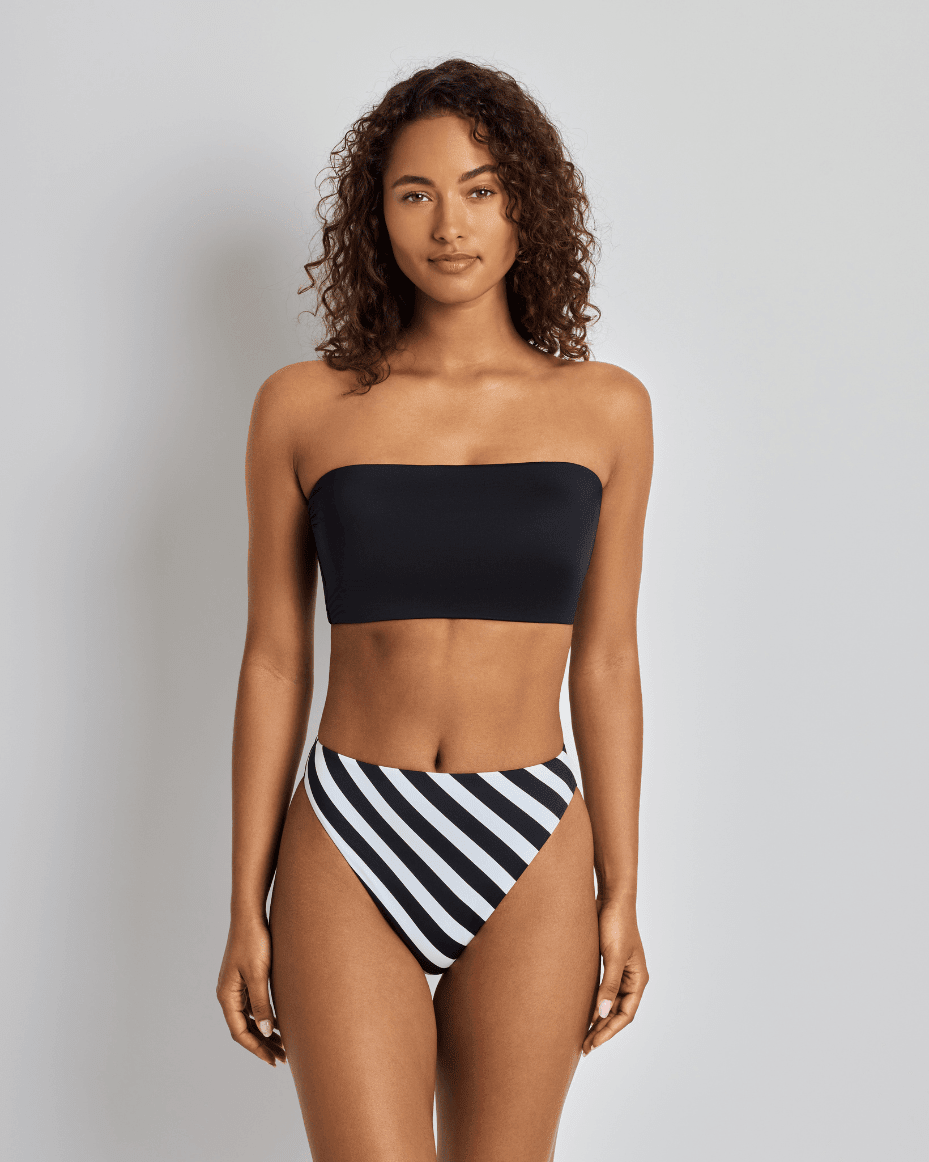Ralph Lauren Longline Bandeau Bikini Bra - RALPH LAUREN - Luxe Leopard