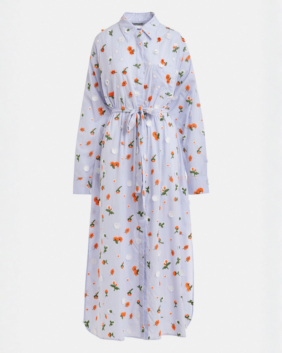 Essentiel Antwerp Jamanna Embroidered Maxi Dress - ESSENTIEL ANTWERP - Luxe Leopard