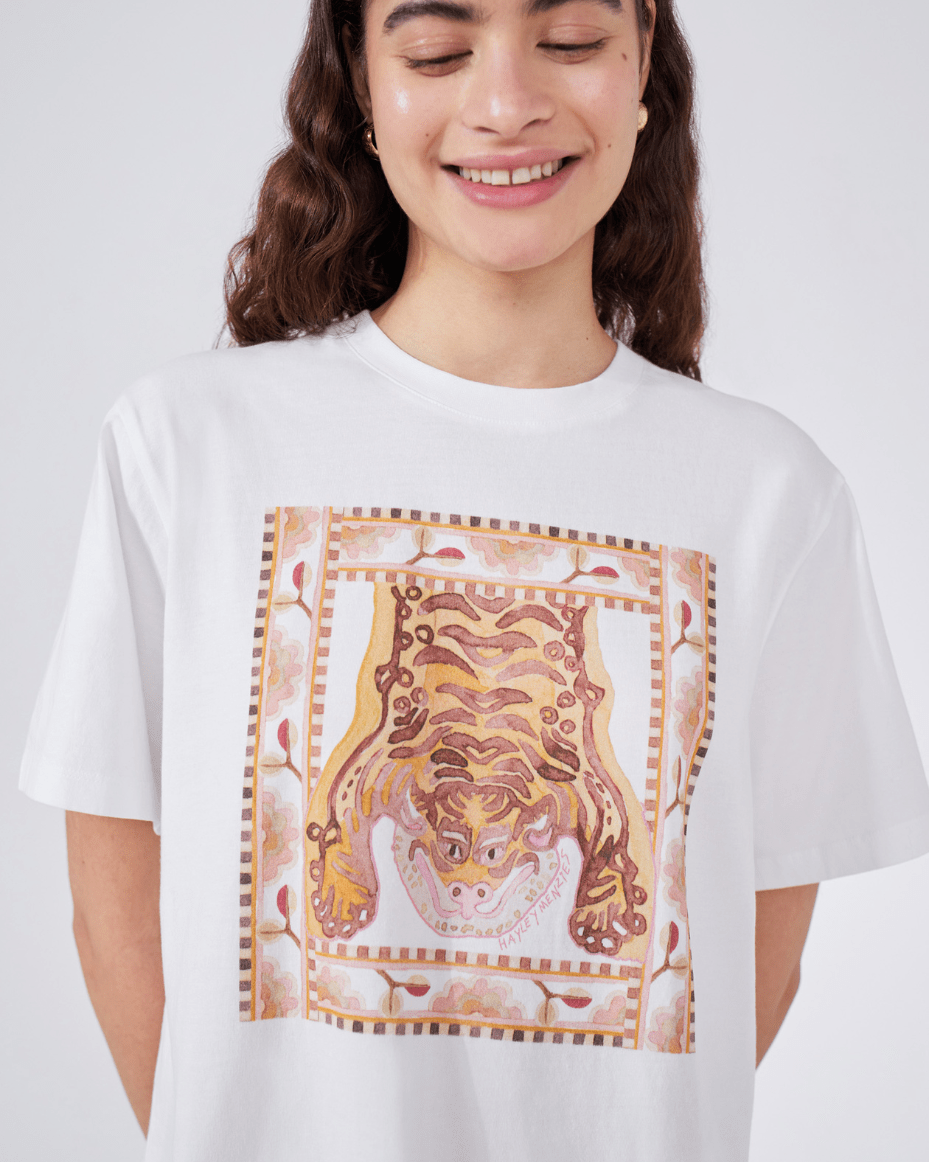 Hayley Menzies Lotus Tiger Printed T-Shirt