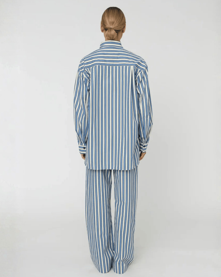 Stella Nova - Yarn Dyed Striped Shirt - STELLA NOVA - Luxe Leopard