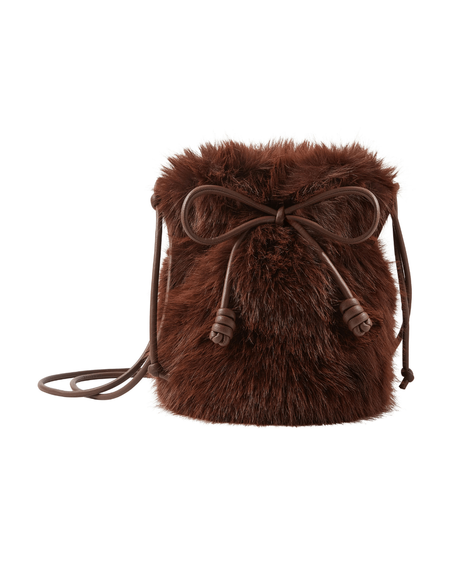 Vivere Manon Fur Bag - VIVERE - Luxe Leopard