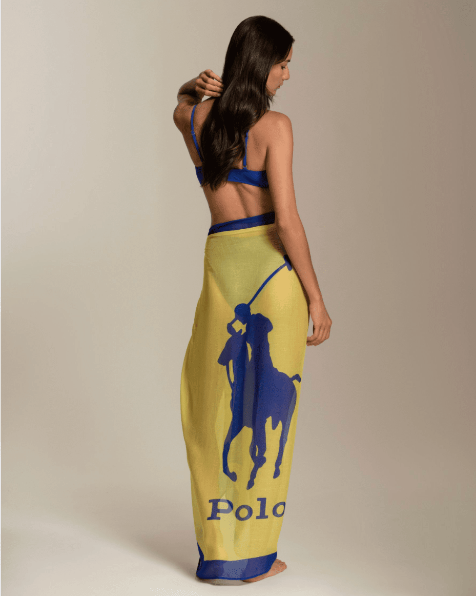 Polo Ralph Lauren Pony Long Pareo Cover Up - POLO RALPH LAUREN - Luxe Leopard