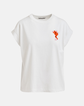 Essentiel Antwerp Jungala Embroidered T-Shirt - Luxe Leopard