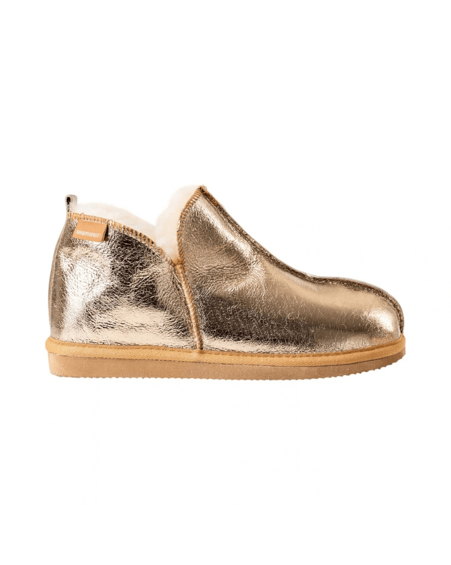 Shepherd of Sweden Annie Slippers in Gold