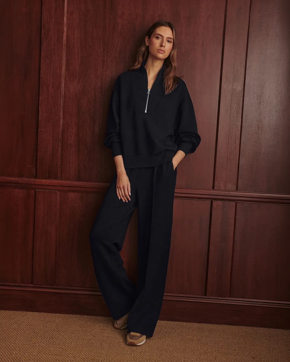 Varley Davidson Sweat Navy - VARLEY - Luxe Leopard