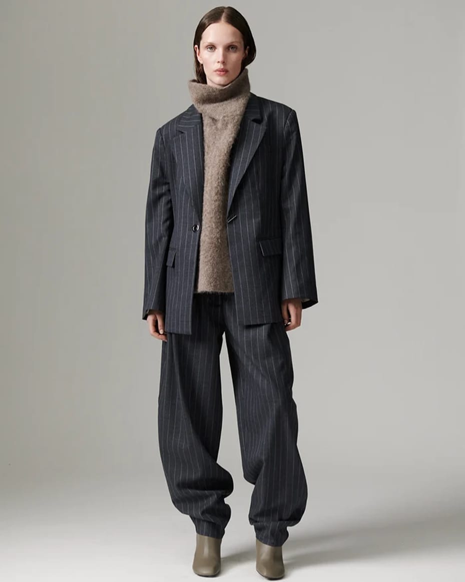 Day Birger Bono Pinstripe Blazer - DAY BIRGER - Luxe Leopard