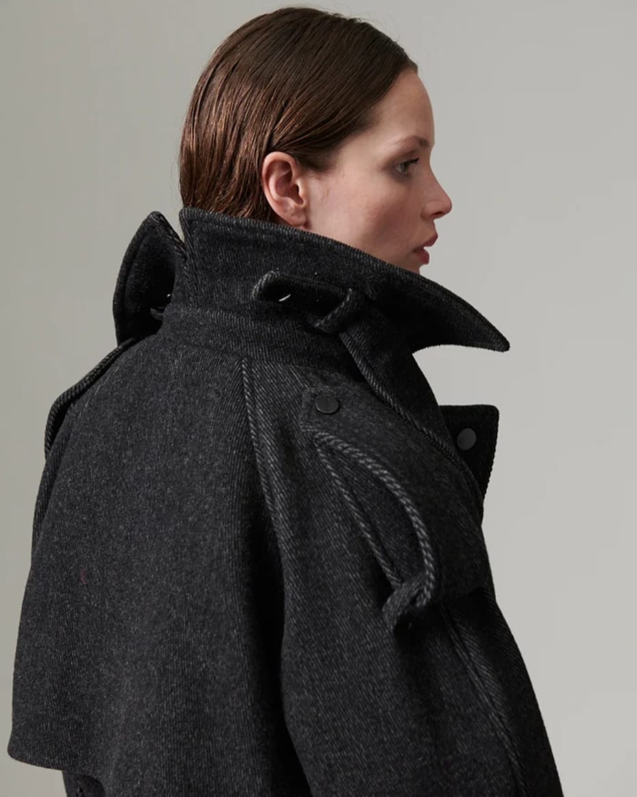 Day Birger Capthin Wool Structure Coat - DAY BIRGER - Luxe Leopard