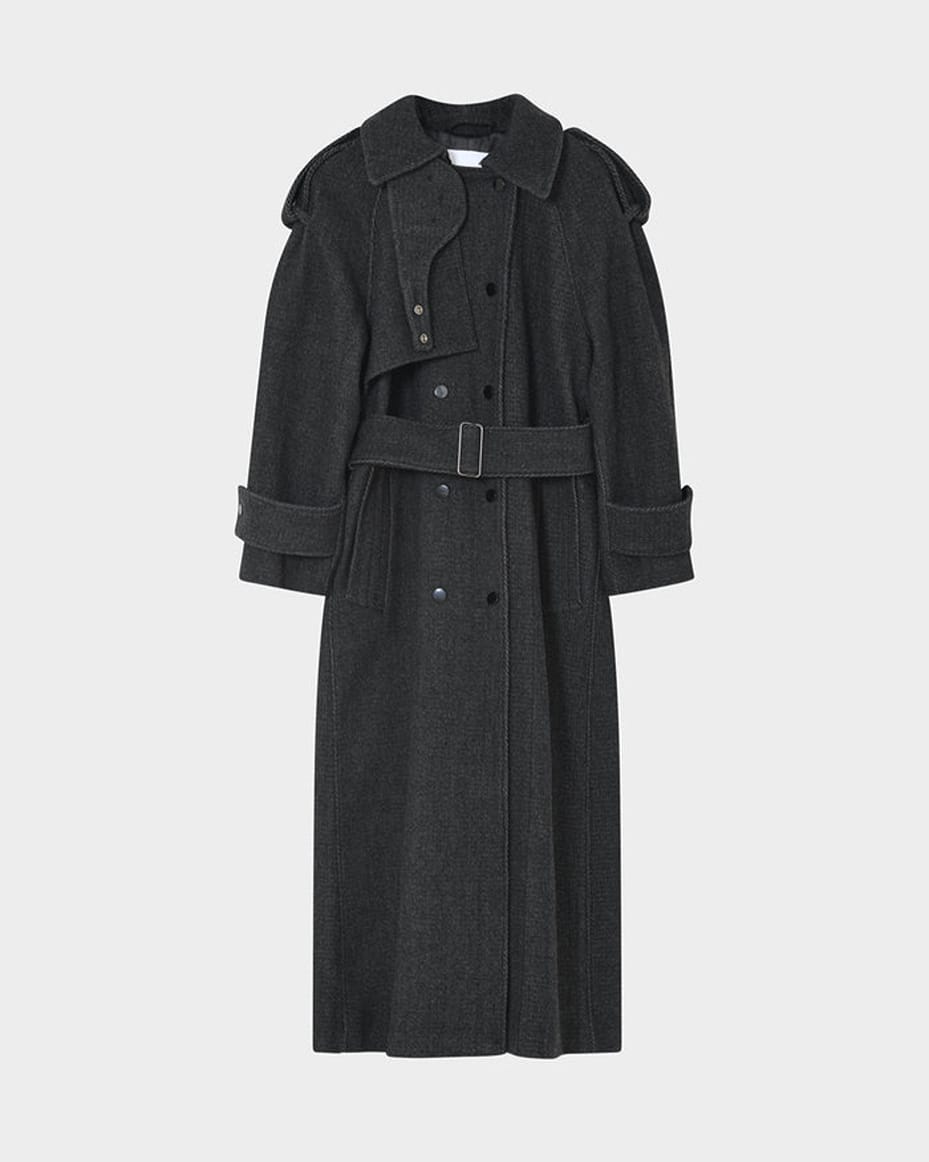 Day Birger Capthin Wool Structure Coat - DAY BIRGER - Luxe Leopard