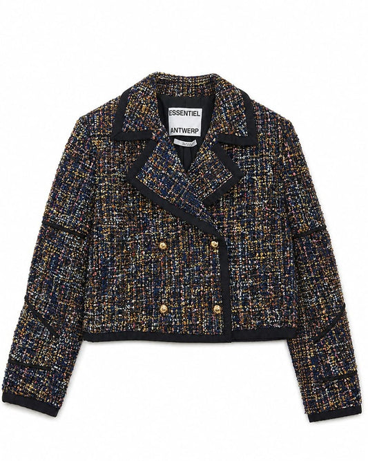 Essentiel Antwerp Kira Quilted Jacket - ESSENTIEL ANTWERP - Luxe Leopard