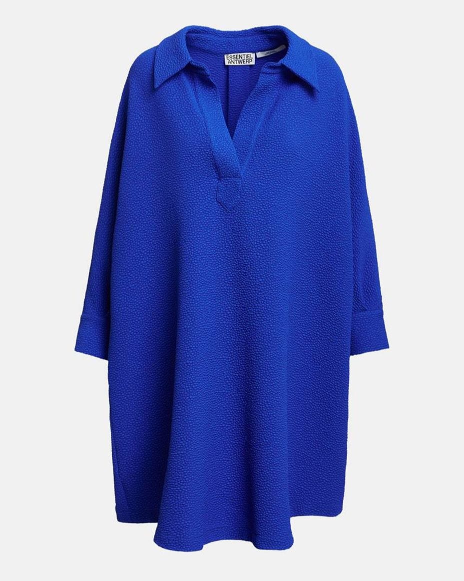 Essentiel Antwerp Kameleon Oversized Polo Dress - ESSENTIEL ANTWERP - Luxe Leopard