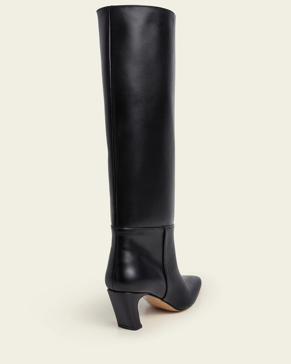 Flattered Xia Leather Boots in Black - FLATTERED - Luxe Leopard