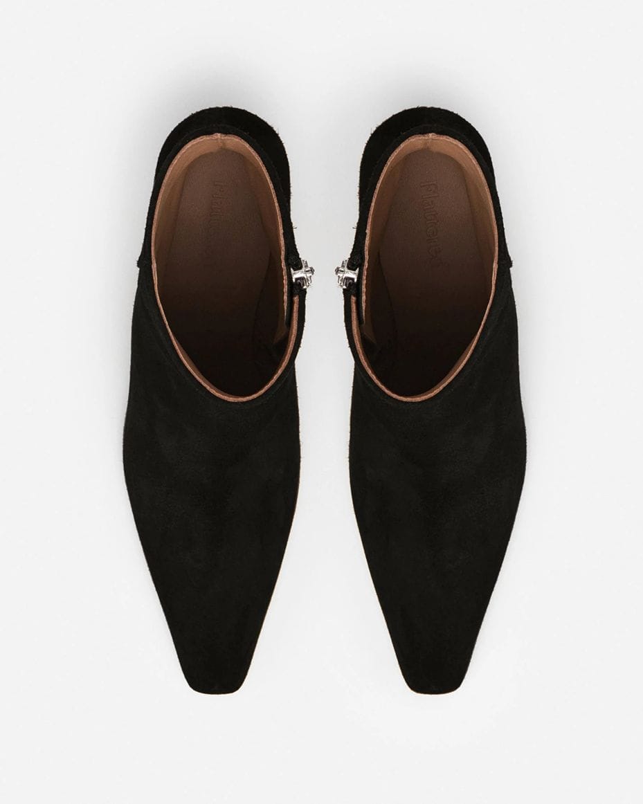Flattered Xena Black Suede Boots