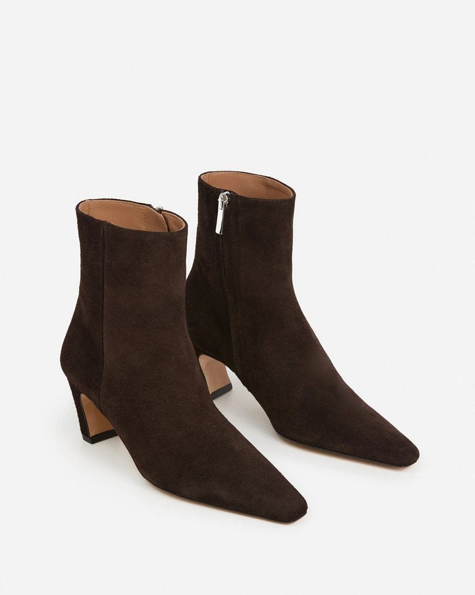 Flattered Xena Chocolate Suede Boots