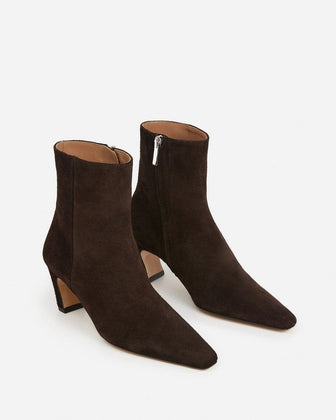 Flattered Xena Chocolate Suede Boots