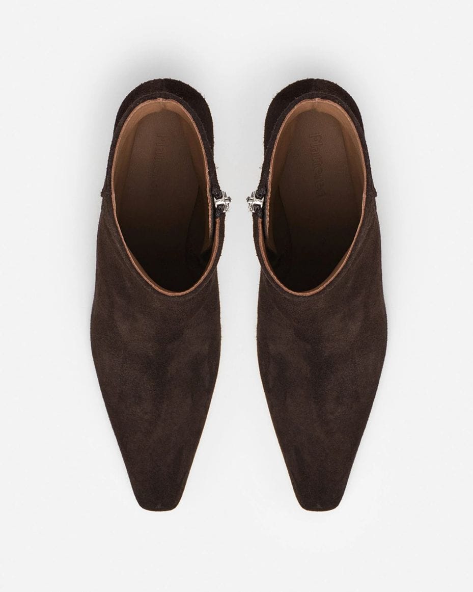 Flattered Xena Chocolate Suede Boots