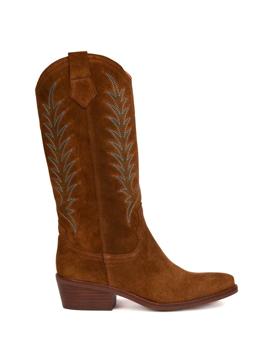 Penelope Chilvers Goldie Embroidered Cowboy Boot