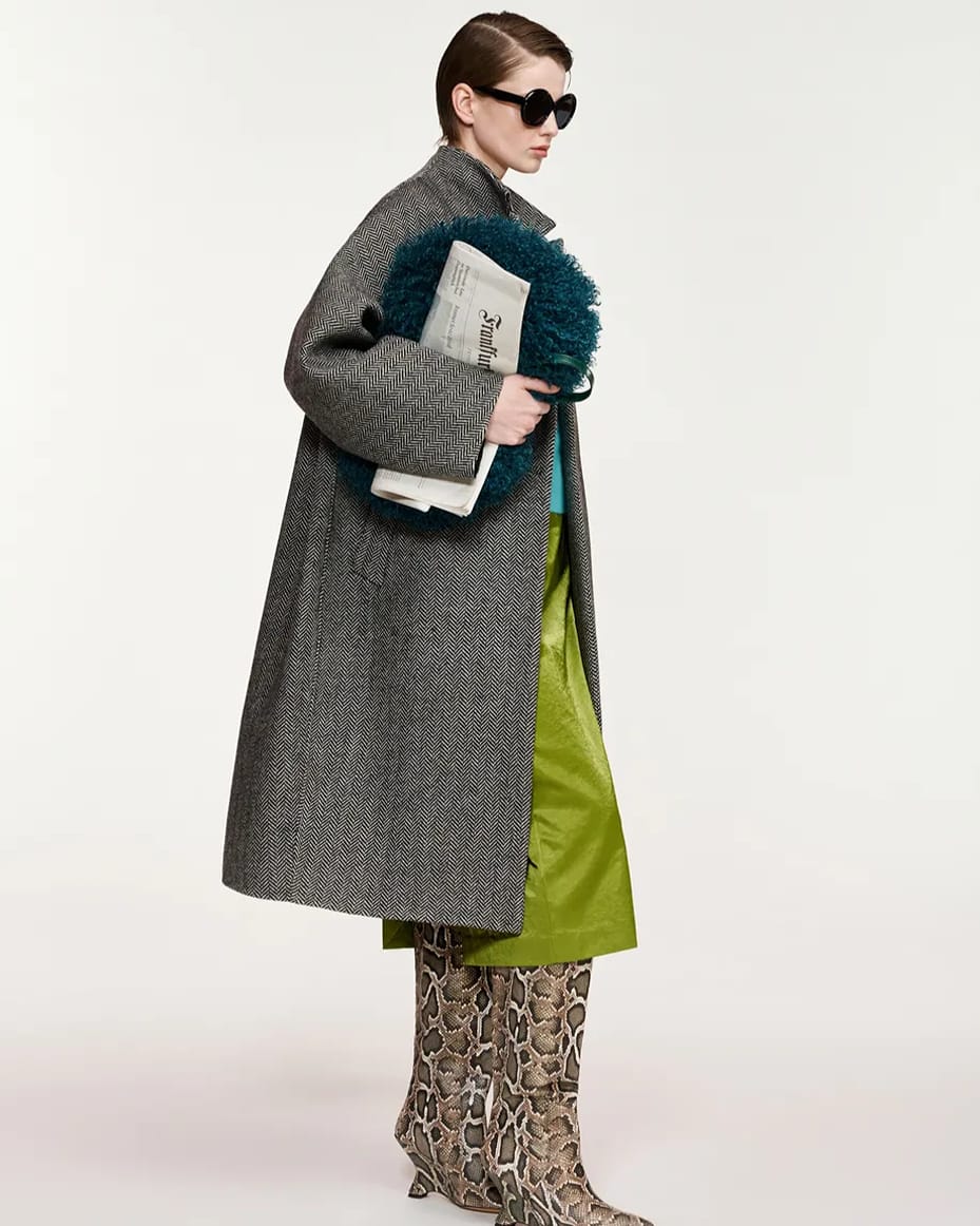 Essentiel Antwerp Kabala Oversized Coat - ESSENTIEL ANTWERP - Luxe Leopard