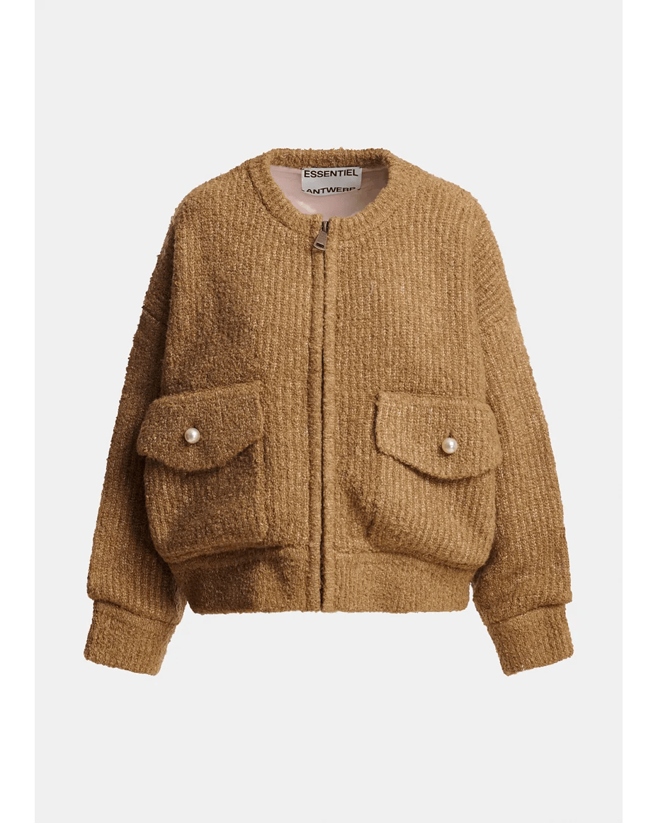 Essentiel Antwerp Kanada Knitted Bomber Jacket