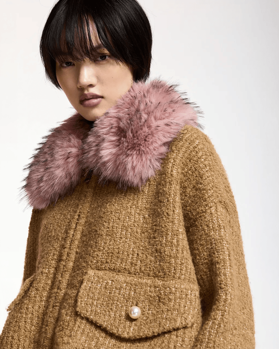 Essentiel Antwerp Kanada Knitted Bomber Jacket