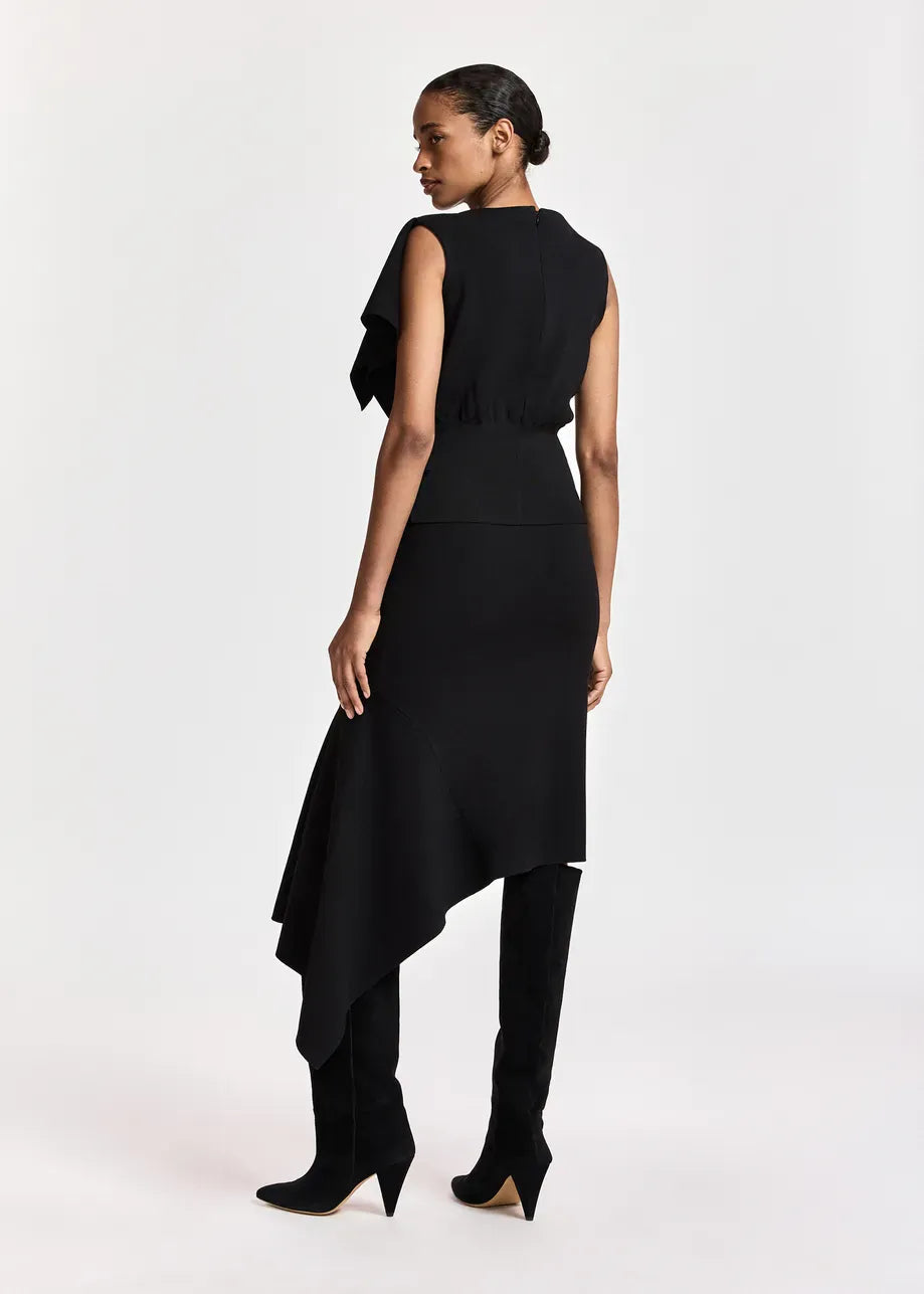 Essentiel Antwerp Kap Knitted Skirt With Frill