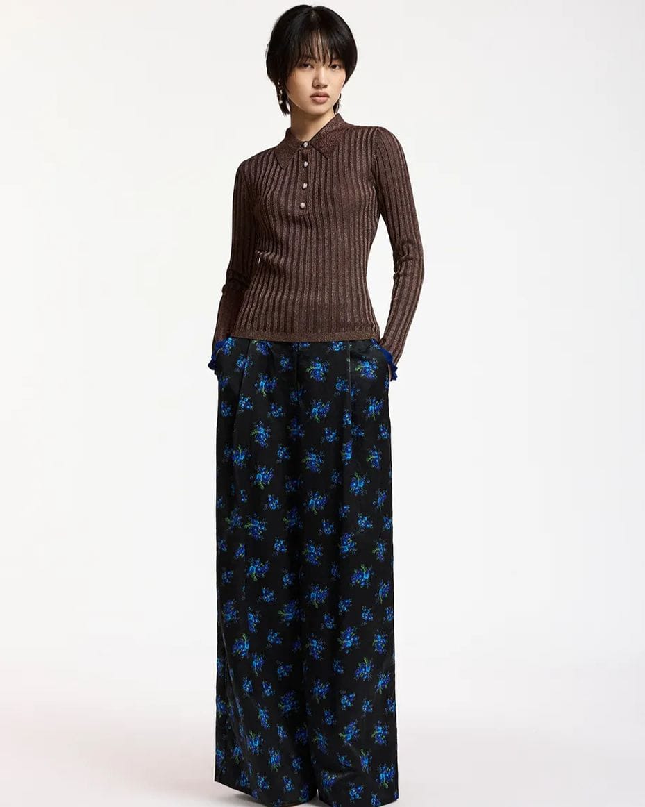 Essentiel Antwerp Karan Fitted Polo - ESSENTIEL ANTWERP - Luxe Leopard