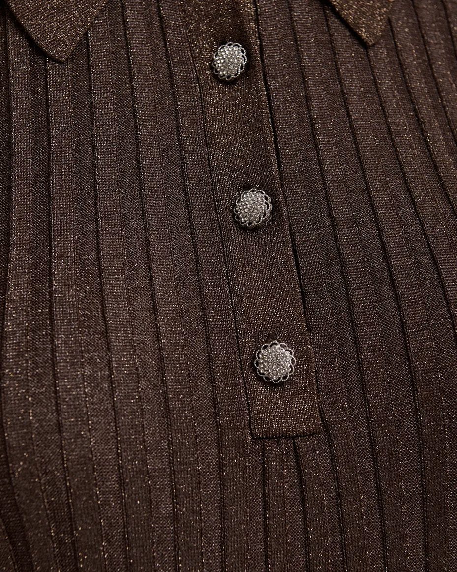 Essentiel Antwerp Karan Fitted Polo - ESSENTIEL ANTWERP - Luxe Leopard