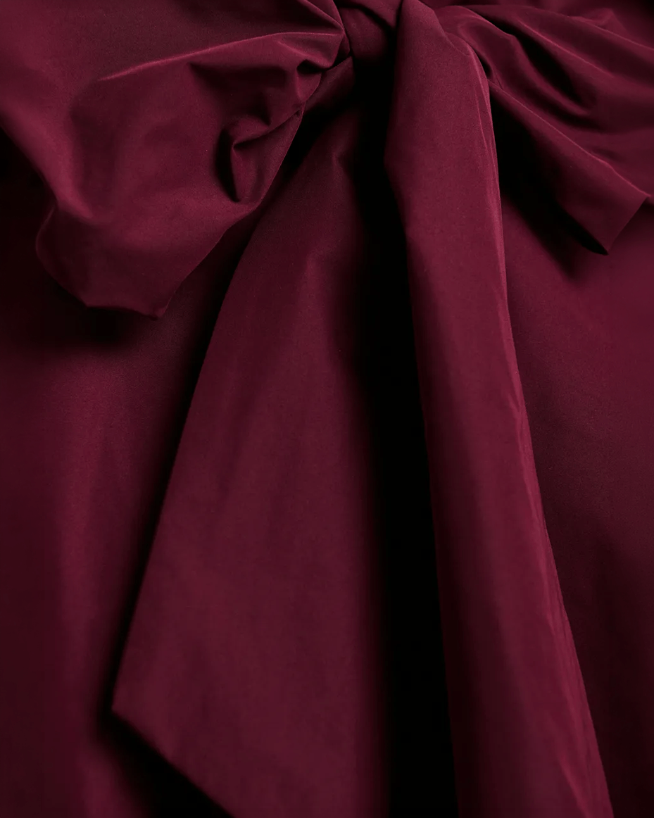 Essentiel Antwerp Khai Pussy Bow Tie Dress
