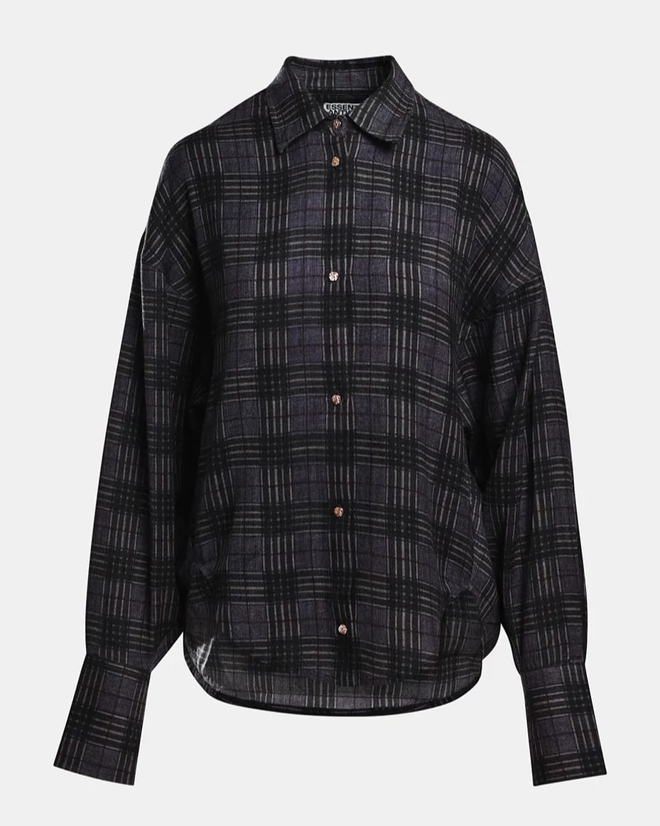Essentiel Antwerp Kiss Oversized Shirt With Scarf