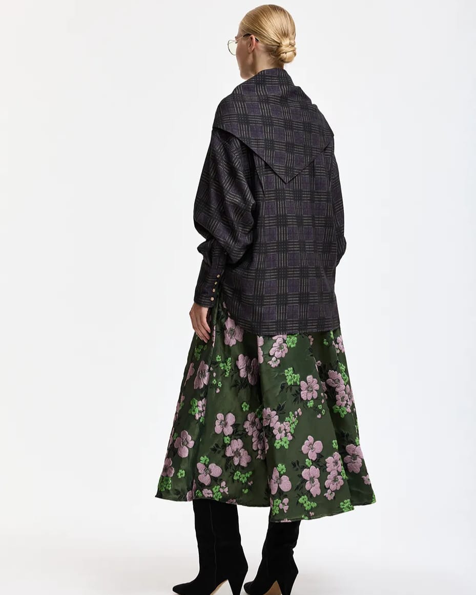 Essentiel Antwerp Kiss Oversized Shirt With Scarf
