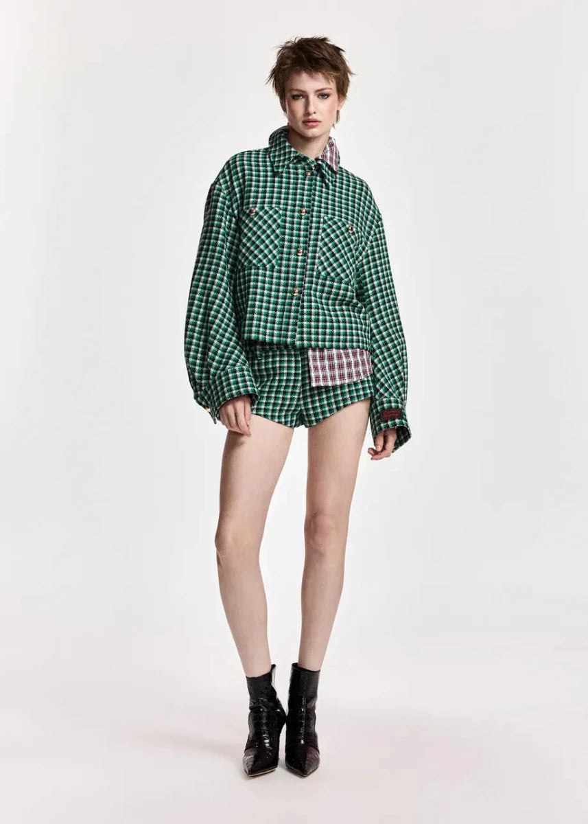 Essentiel Antwerp Kitten Rounded Sleeve Jacket - ESSENTIEL ANTWERP - Luxe Leopard