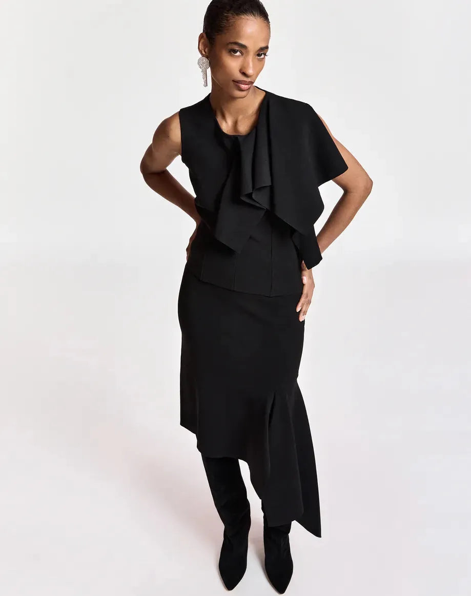 Essentiel Antwerp Know Knitted Top With Frill