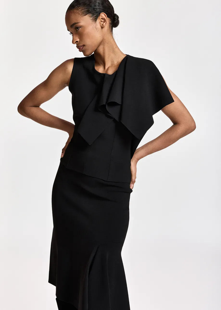 Essentiel Antwerp Know Knitted Top With Frill