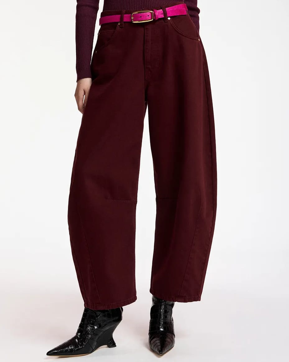 Essentiel Antwerp Kokos Colour Denim Barrel Leg Jeans