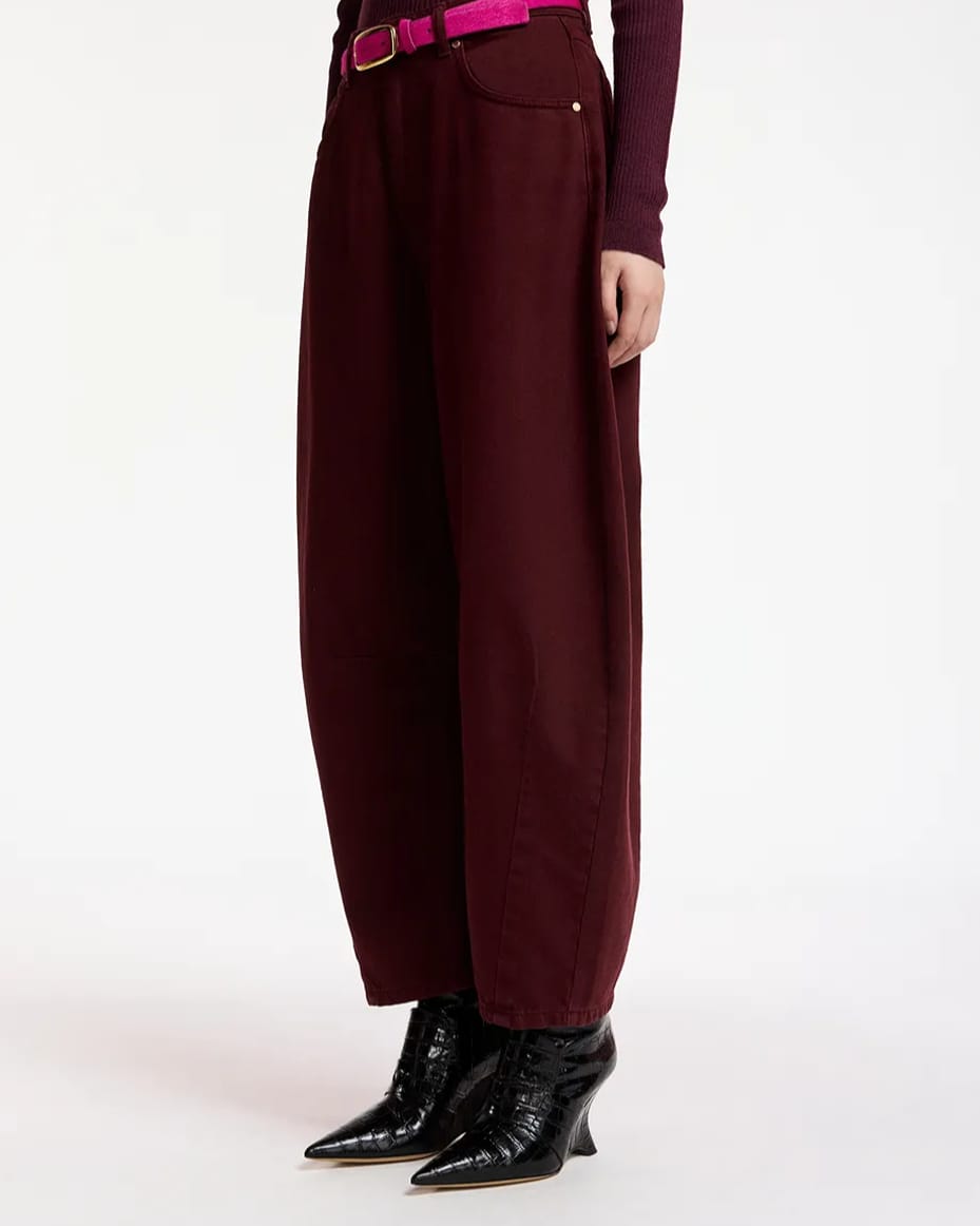 Essentiel Antwerp Kokos Colour Denim Barrel Leg Jeans