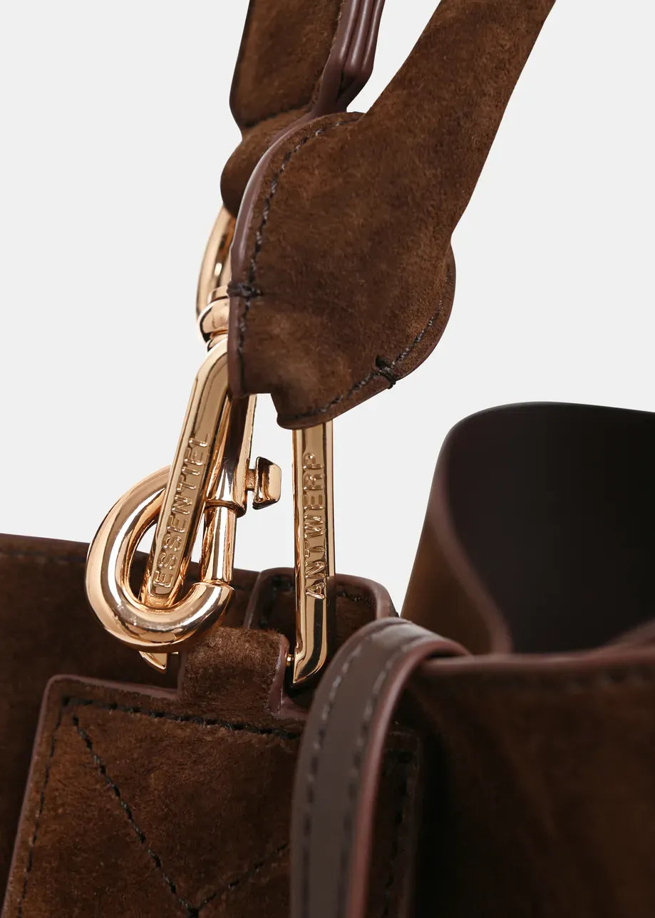 Essentiel Antwerp Kroon Suede Leather Shopper Bag