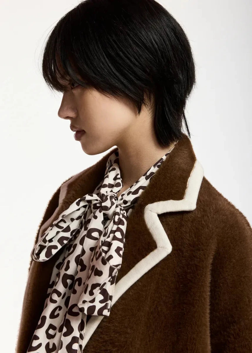 Essentiel Antwerp Kugar Contrast Cardigan - ESSENTIEL ANTWERP - Luxe Leopard