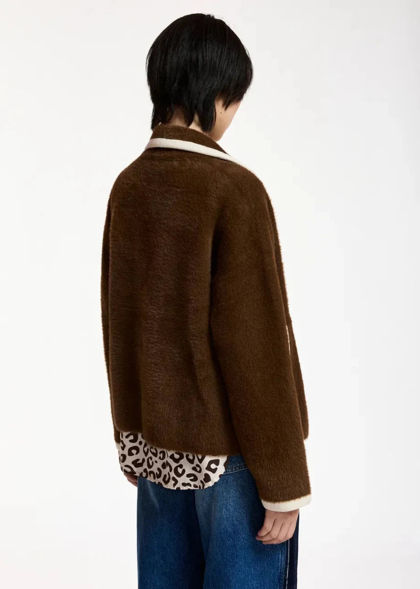 Essentiel Antwerp Kugar Contrast Cardigan - ESSENTIEL ANTWERP - Luxe Leopard