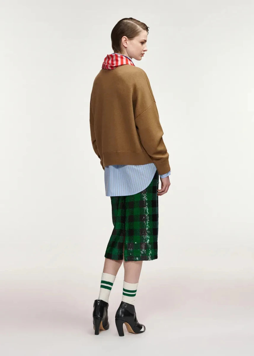 Essentiel Antwerp Kurtis Pullover With Scarf - ESSENTIEL ANTWERP - Luxe Leopard