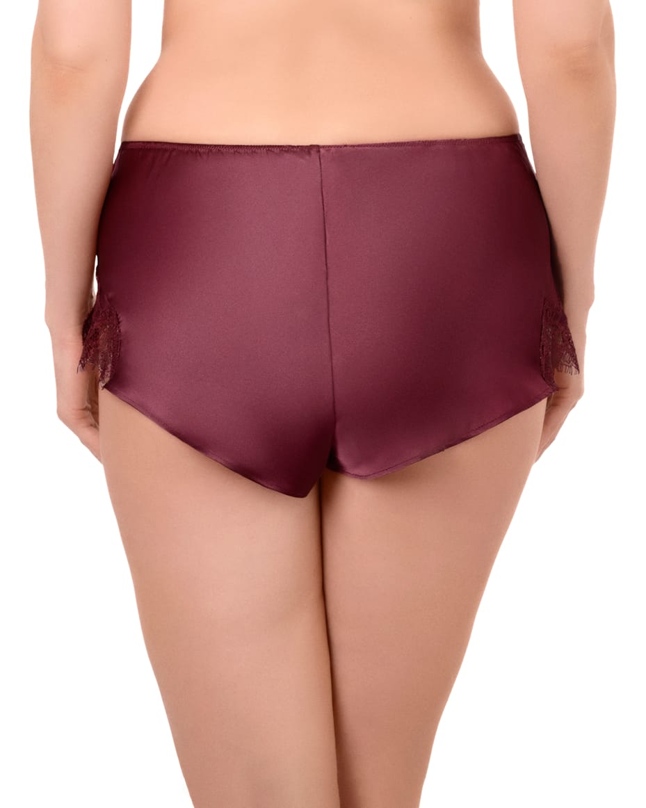 Sainted Sisters Scarlett French Knicker in Mulberry - SAINTED SISTERS - Luxe Leopard