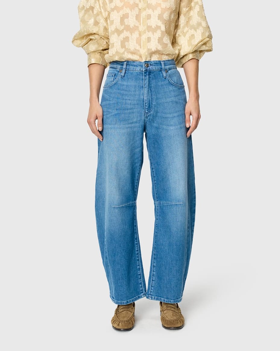 MAC Dakota Barrel Jeans in Fancy Sapphire Blue - MAC - Luxe Leopard