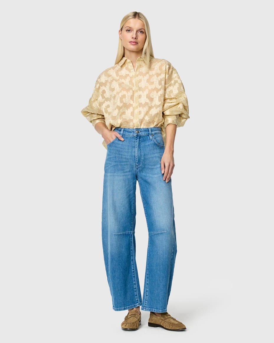 MAC Dakota Barrel Jeans in Fancy Sapphire Blue - MAC - Luxe Leopard