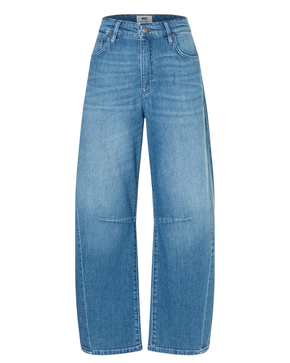 MAC Dakota Barrel Jeans in Fancy Sapphire Blue - MAC - Luxe Leopard