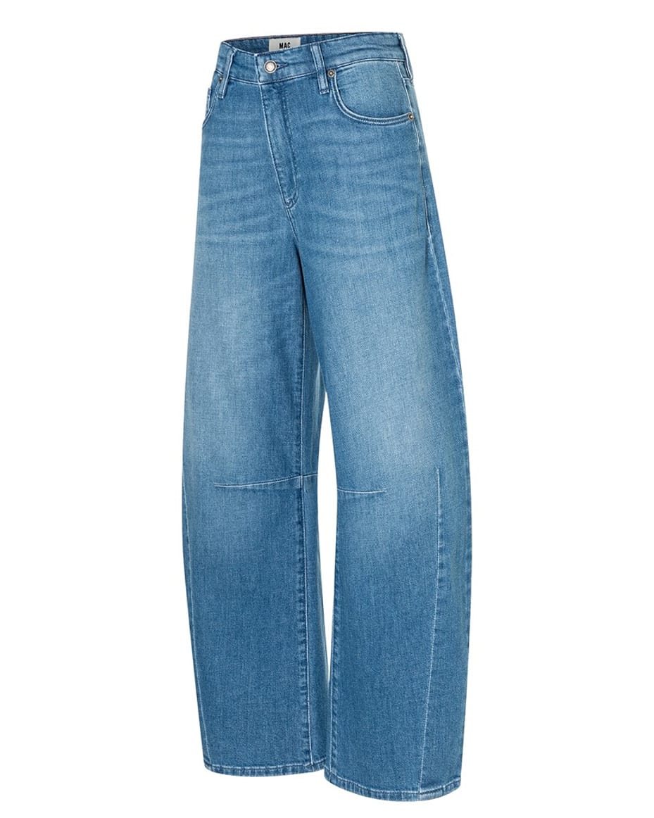 MAC Dakota Barrel Jeans in Fancy Sapphire Blue - MAC - Luxe Leopard