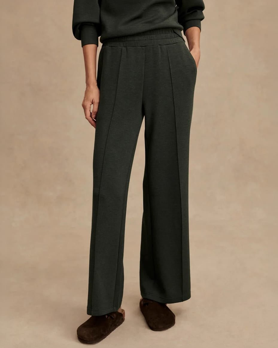 Varley The Wide Leg Pant 30 Olive Marl - VARLEY - Luxe Leopard