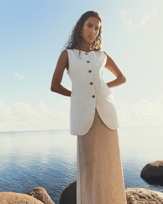 Levete Room Laura 2 Waistcoat - LEVETE ROOM - Luxe Leopard