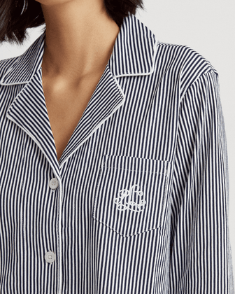 Ralph Lauren Classic Notch Collar Pyjama Set - RALPH LAUREN - Luxe Leopard
