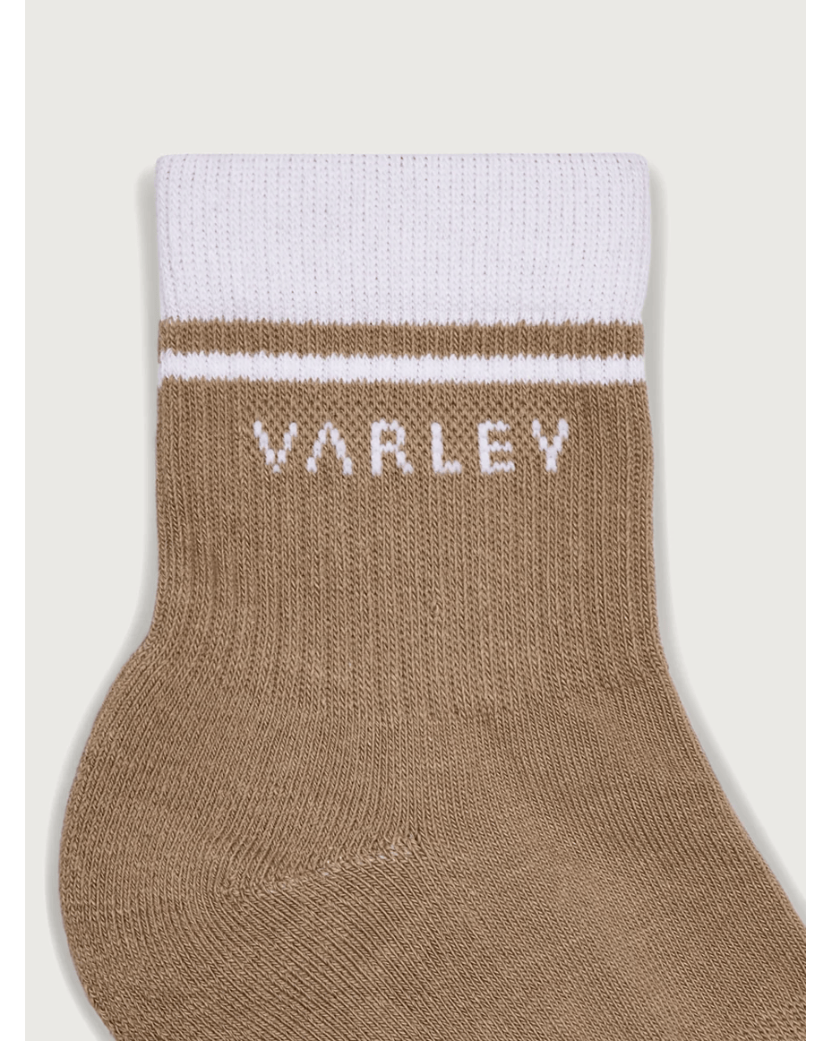 Varley Lenni Half Crew Sock Desert Taupe