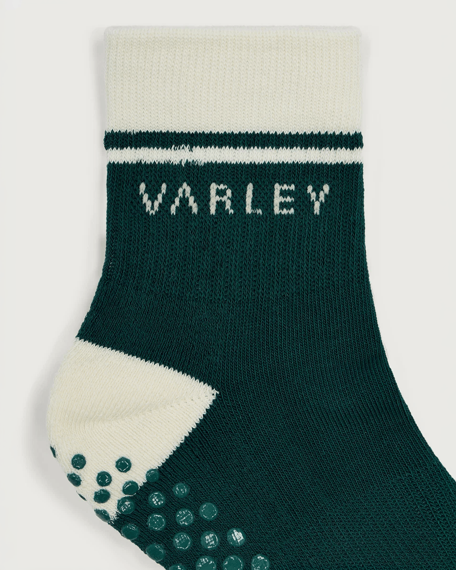 Varley Grayson Half Crew Grip Sock Ponderosa Pine