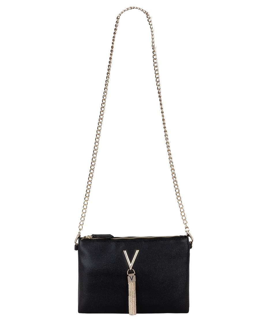 Valentino Divina Pochette Bag Nero - VALENTINO - Luxe Leopard